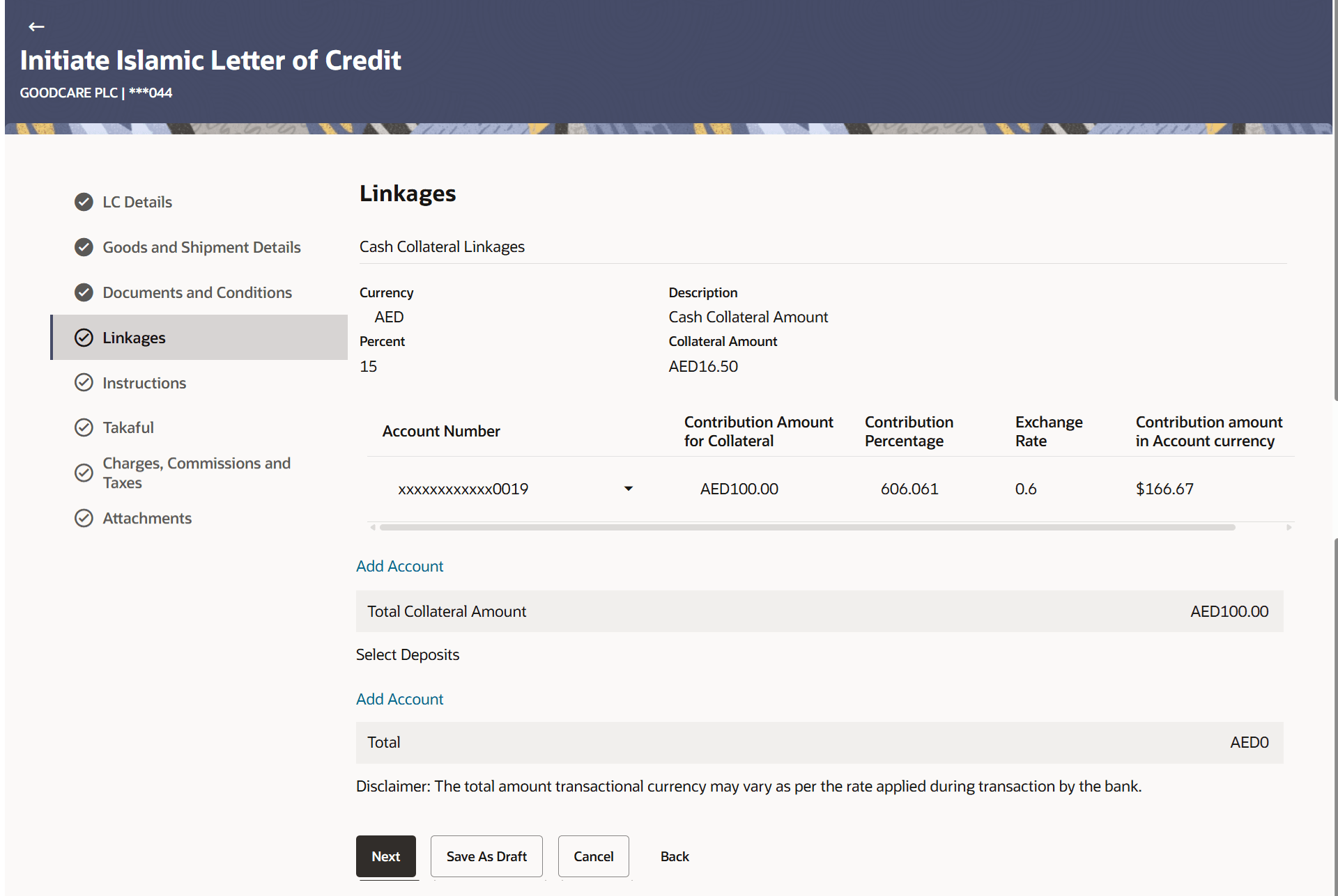 Description of initiate-islamic-letter-credit-linkages.png follows