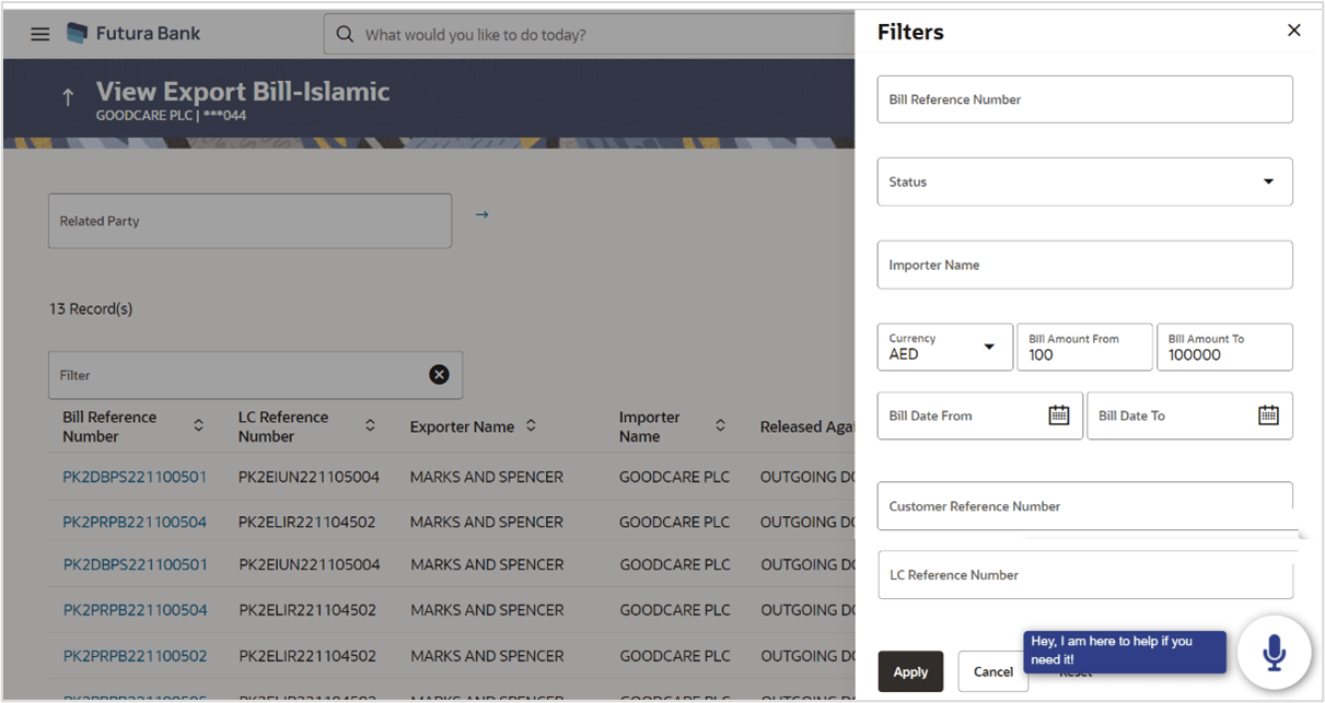 Description of view-export-bill-islamic-filter.png follows