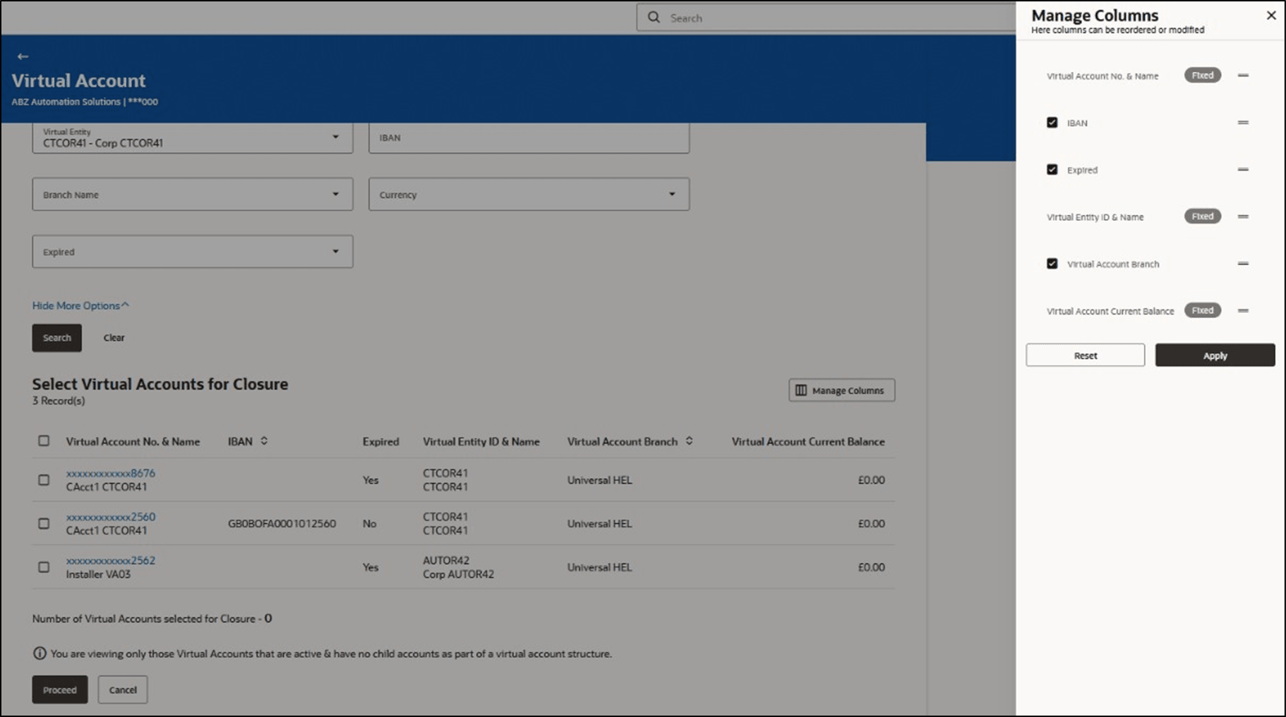 Description of virtual-account-closure-manage-columns.png follows