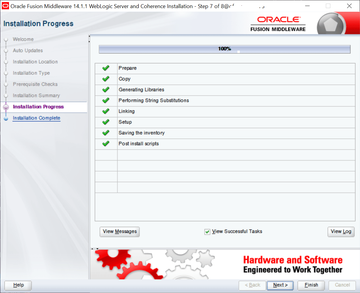Installing Weblogic