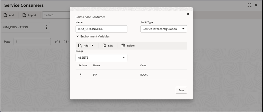 Maintenance for Product Processor as environment variable