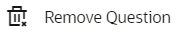 Remove a question Remove a question