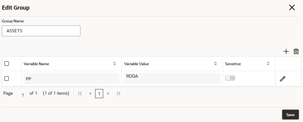 Maintenance for Product Processor as environment variable