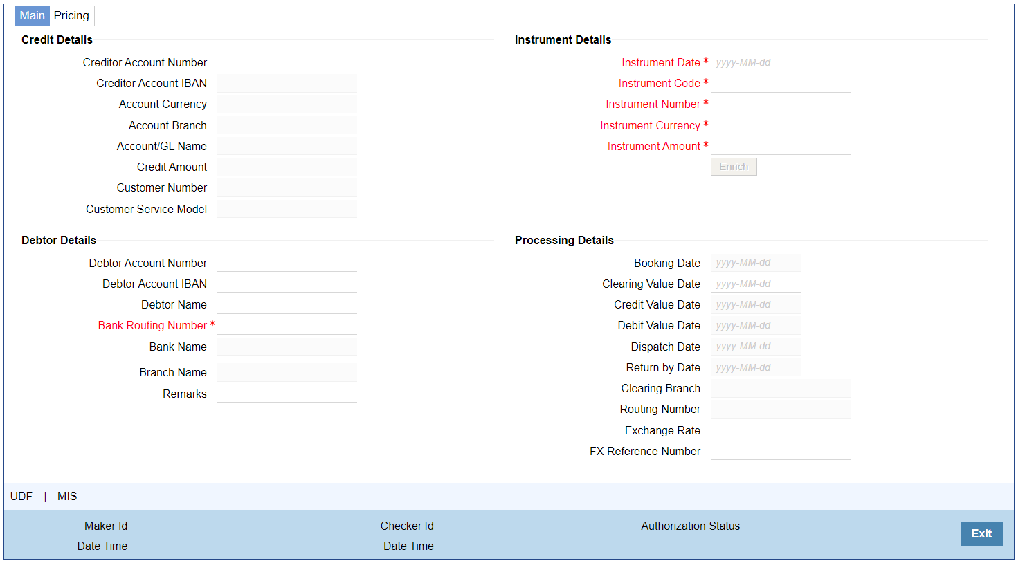 Description of pgdotonl_outbound-clearing-transaction-input_main.png follows