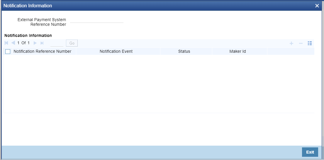 Notification Information Notification Information