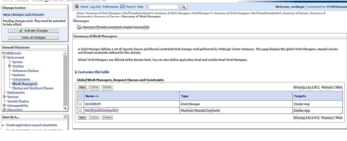 Summary of Work Managers Screen Summary of Work Managers Screen