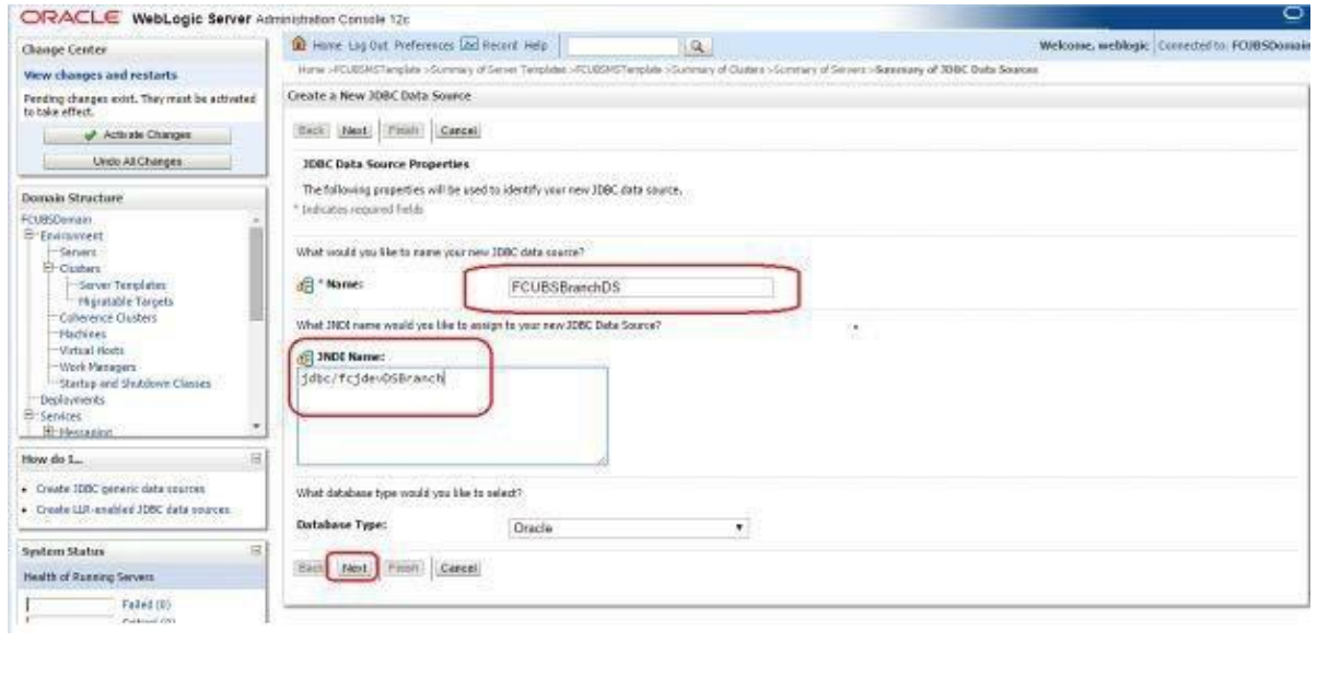 Create a New JDBC Data Sources