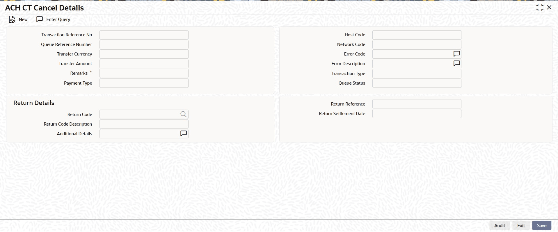 ACH CT Cancel Details ACH CT Cancel Details