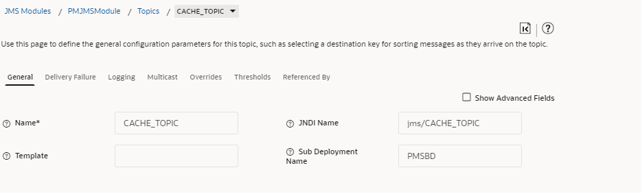 Description of configuration-weblogic-console.png follows