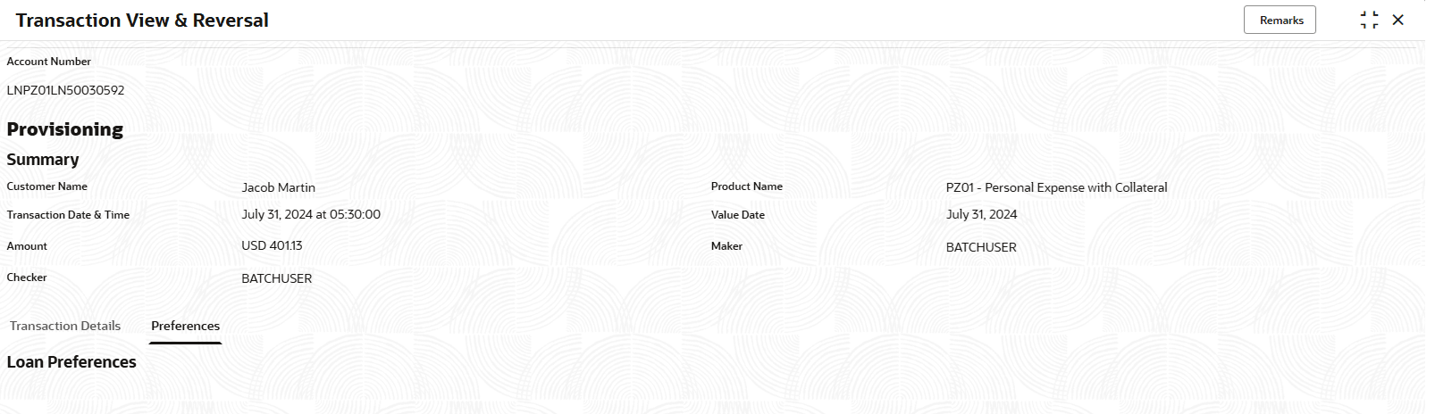Description of transaction-view-reversal-preferences1.png follows