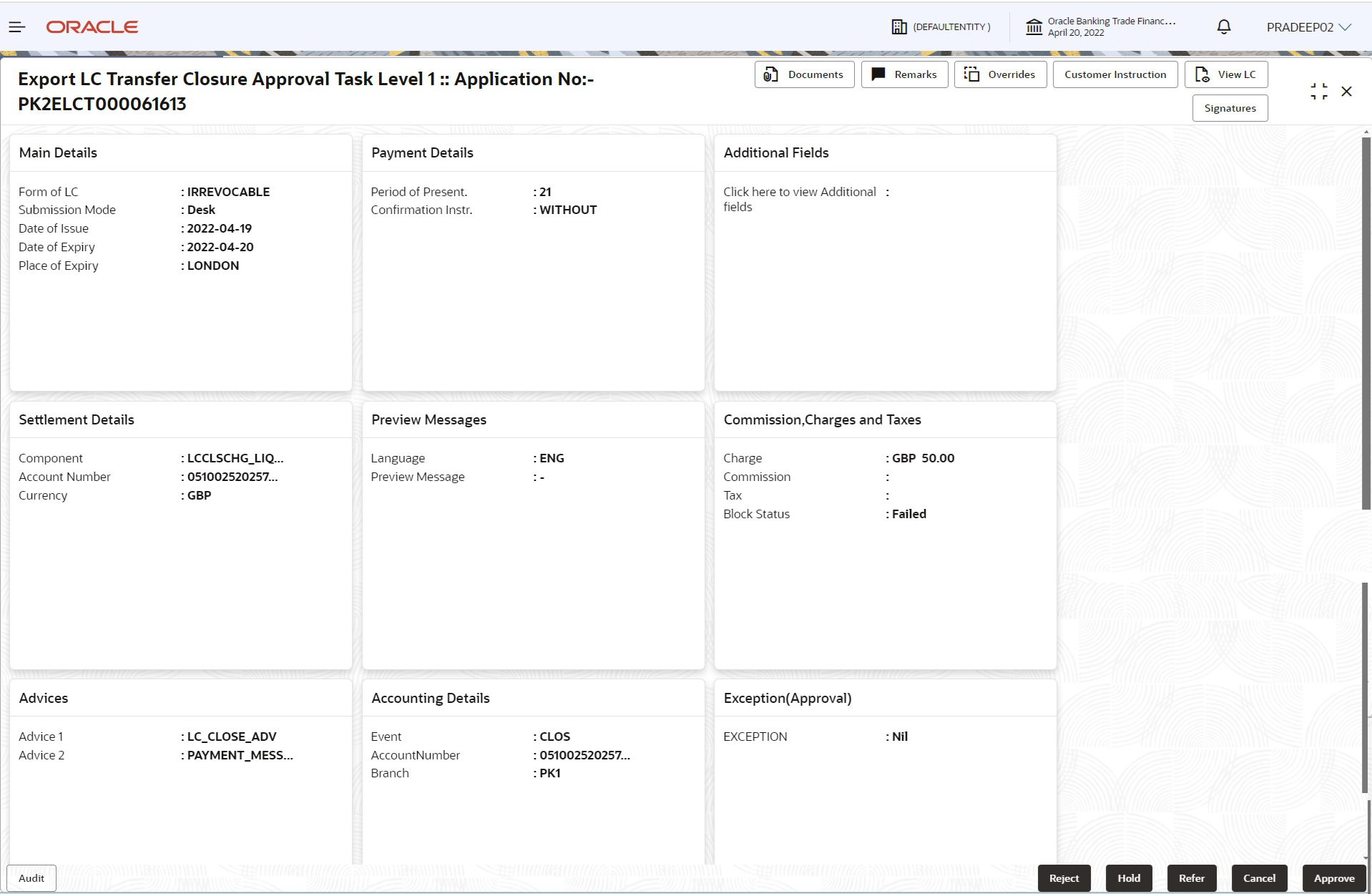 Description of approvalsummary.png follows Description of approvalsummary.png follows