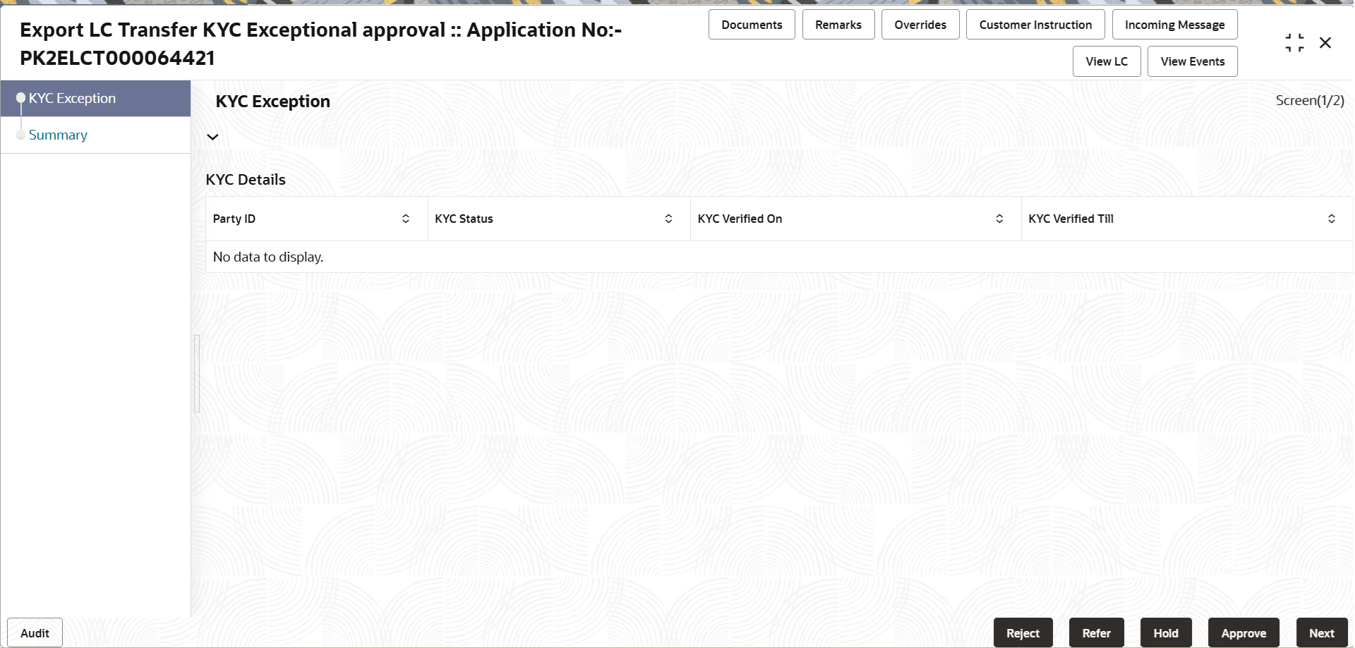 Description of kycexception.png follows Description of kycexception.png follows