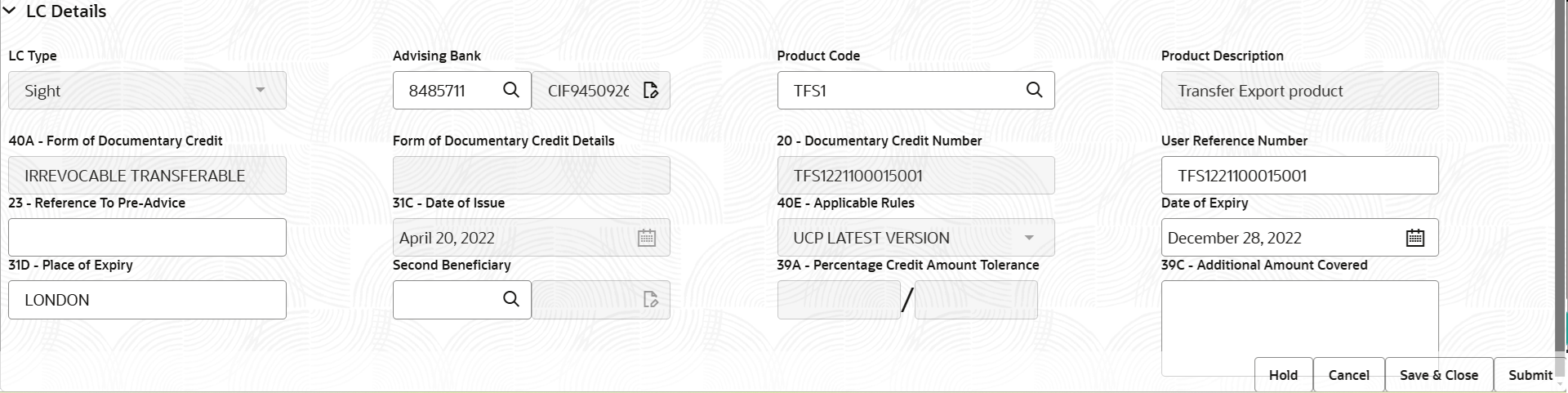 Description of registrationlcdetails.png follows