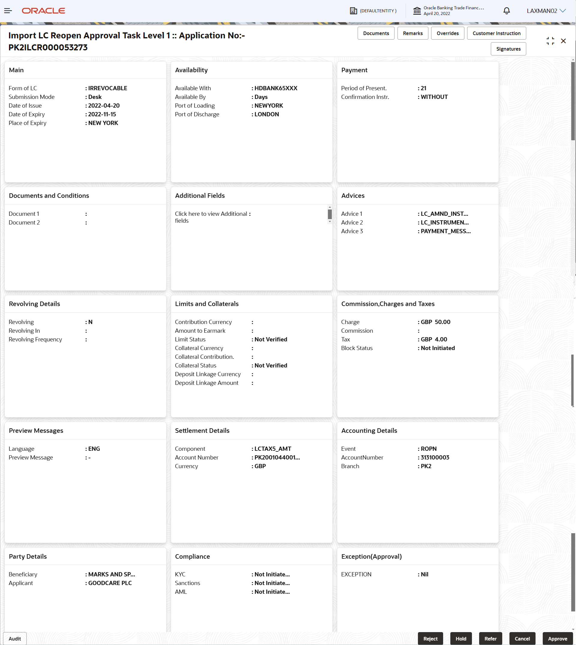 Description of approvalsummary.png follows Description of approvalsummary.png follows