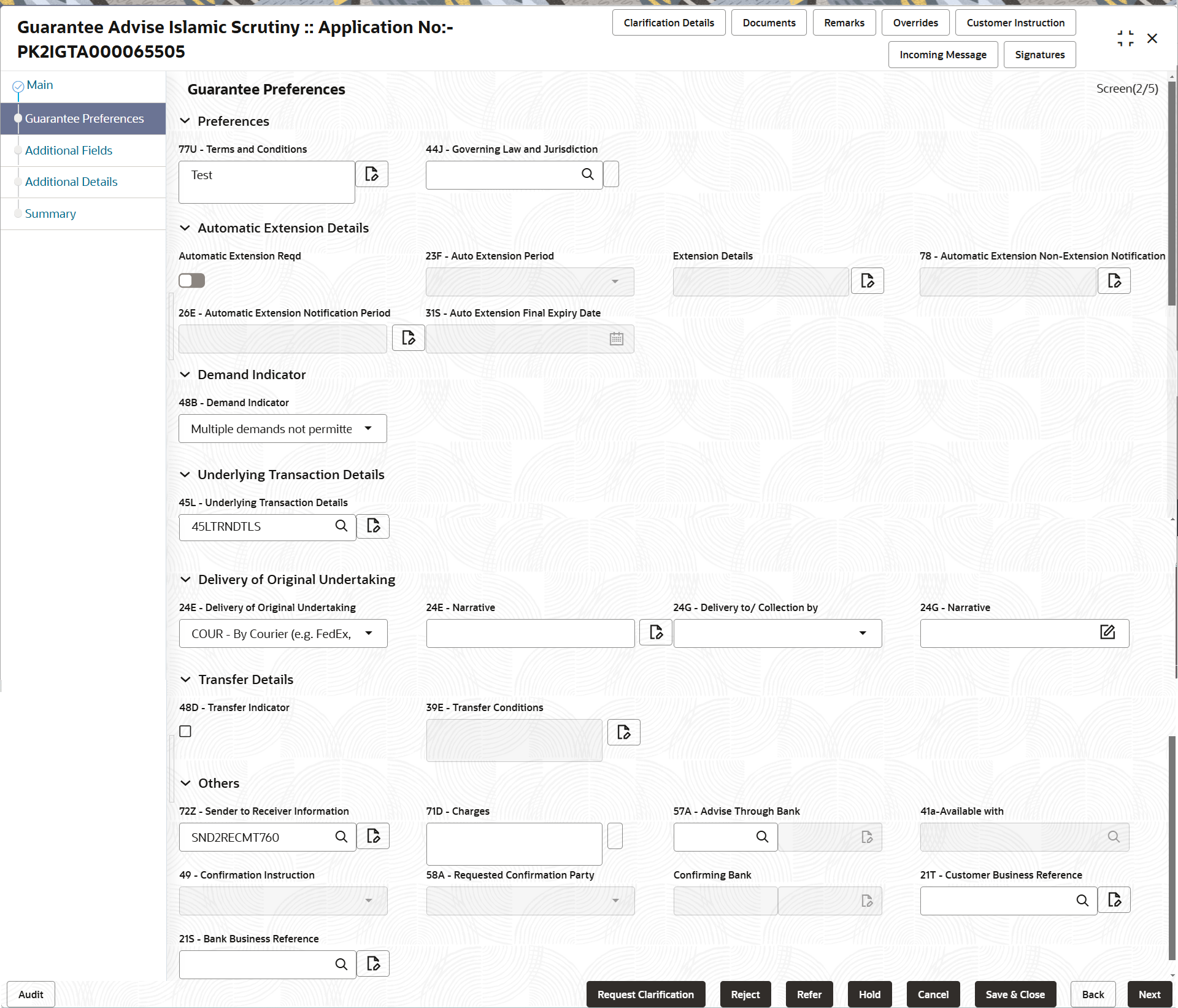 Description of scrutinyguaranteepreferences.png follows Description of scrutinyguaranteepreferences.png follows