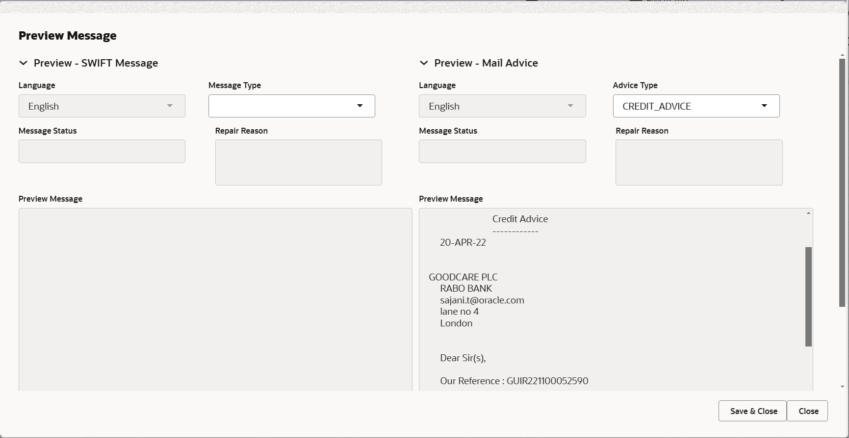 Description of depreviewmessage.png follows