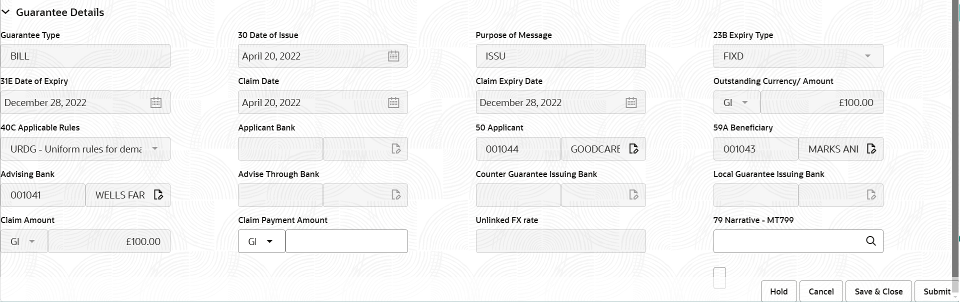 Description of registrationguaranteedetails.png follows