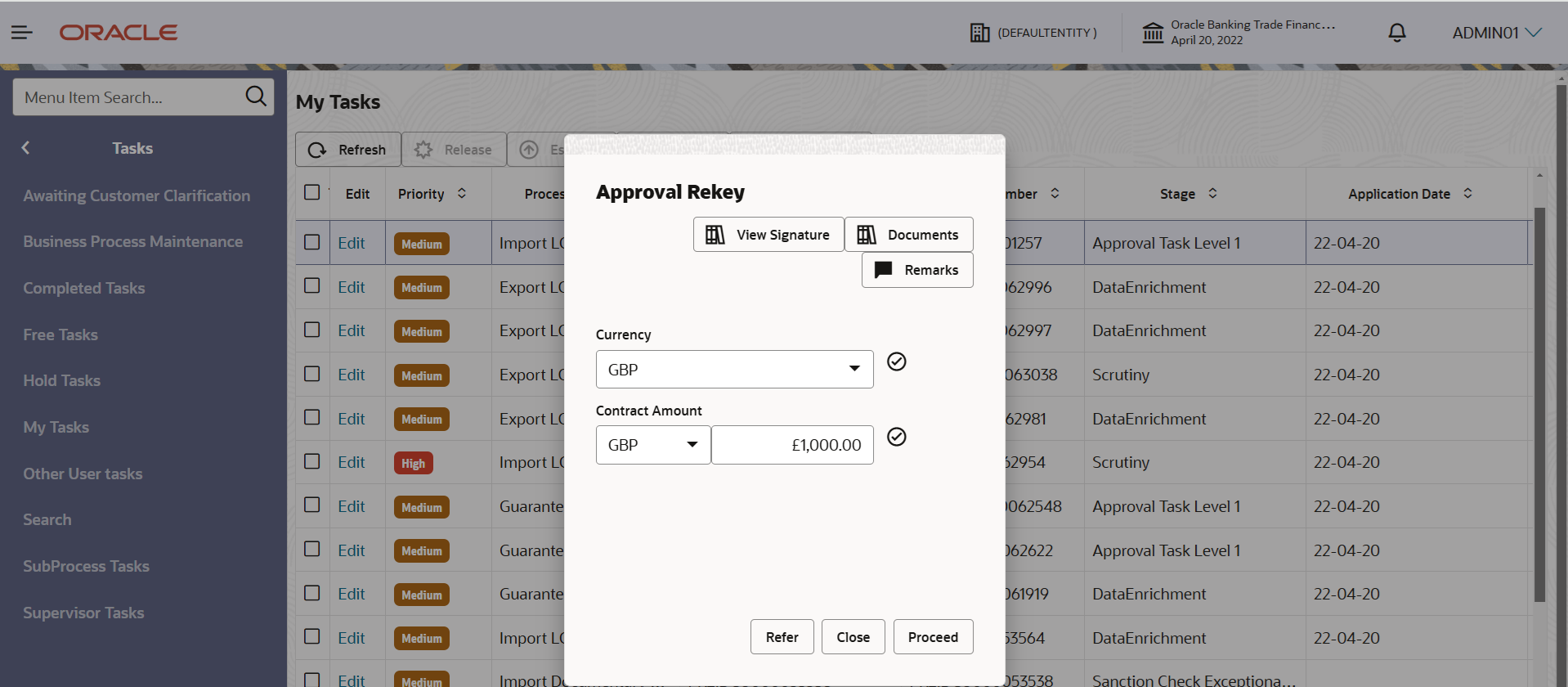 Description of approvalrekey.png follows Description of approvalrekey.png follows