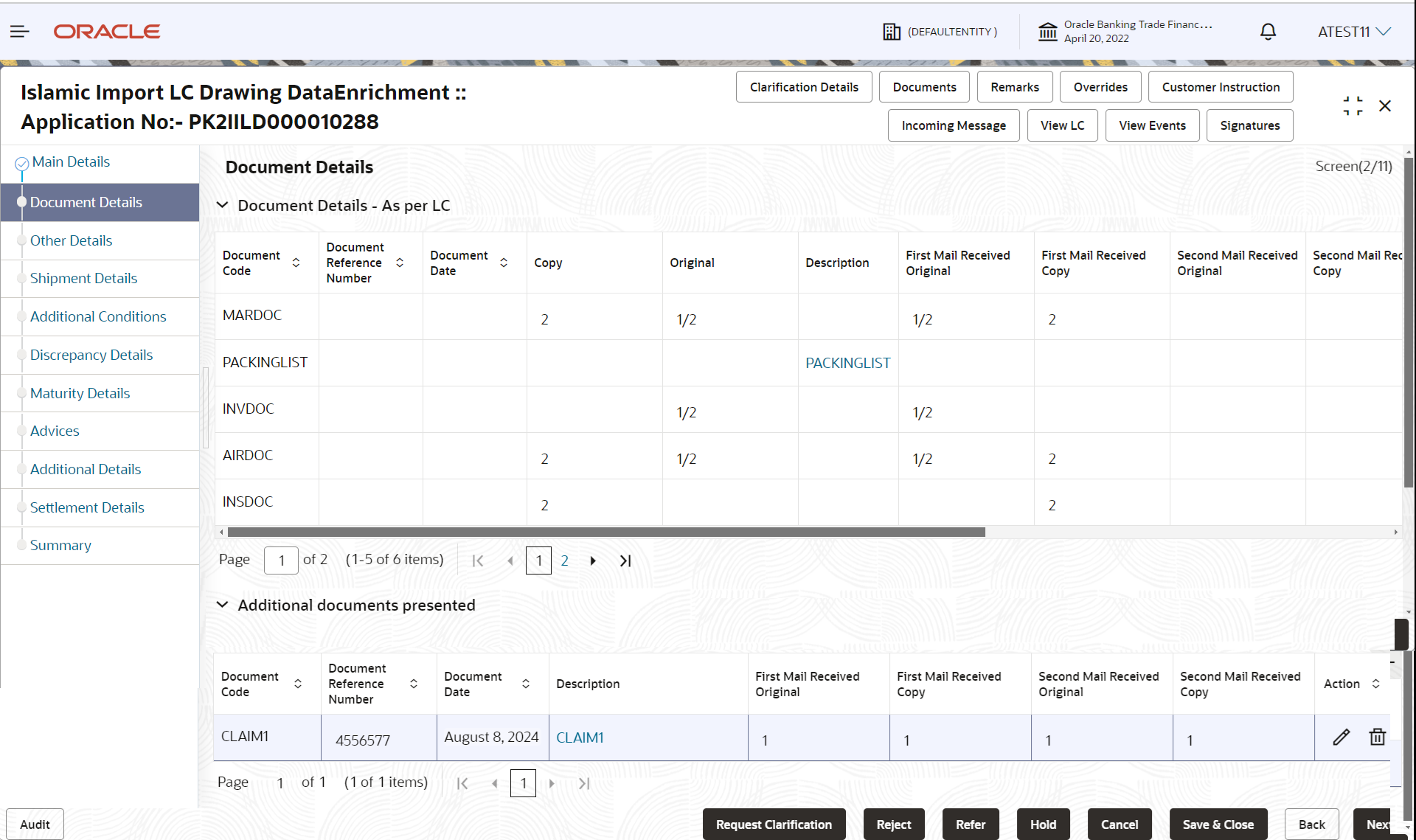 Description of dedocumentdetails.png follows Description of dedocumentdetails.png follows
