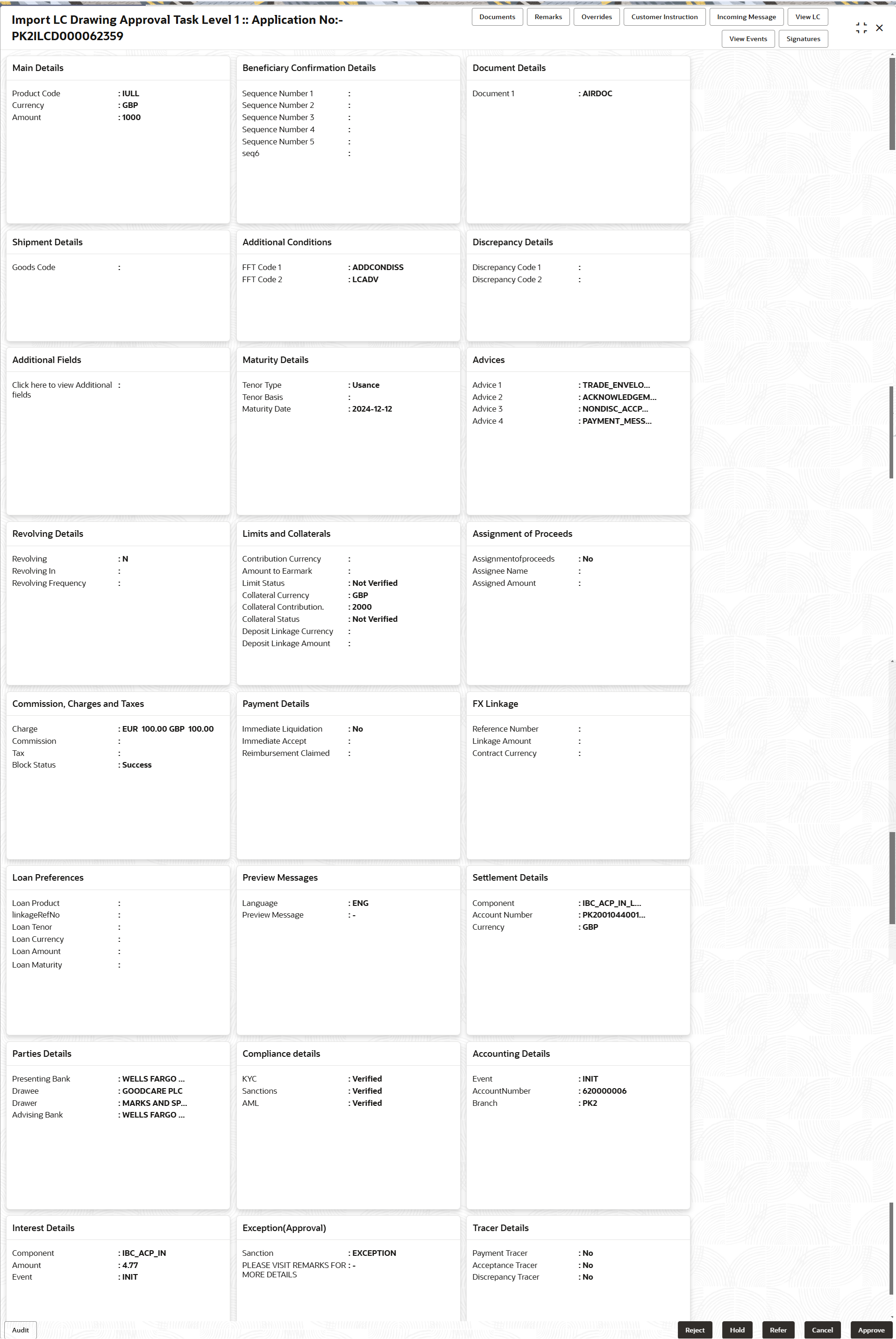 Description of approvalsummary.png follows