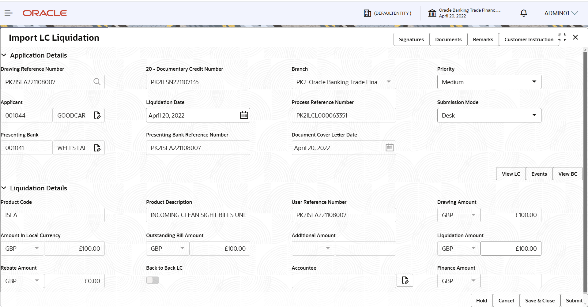Description of registrationapplicationdetails.png follows