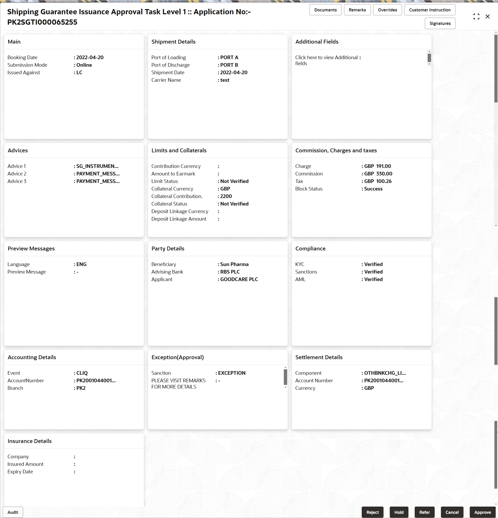 Description of approvalsummary.png follows Description of approvalsummary.png follows