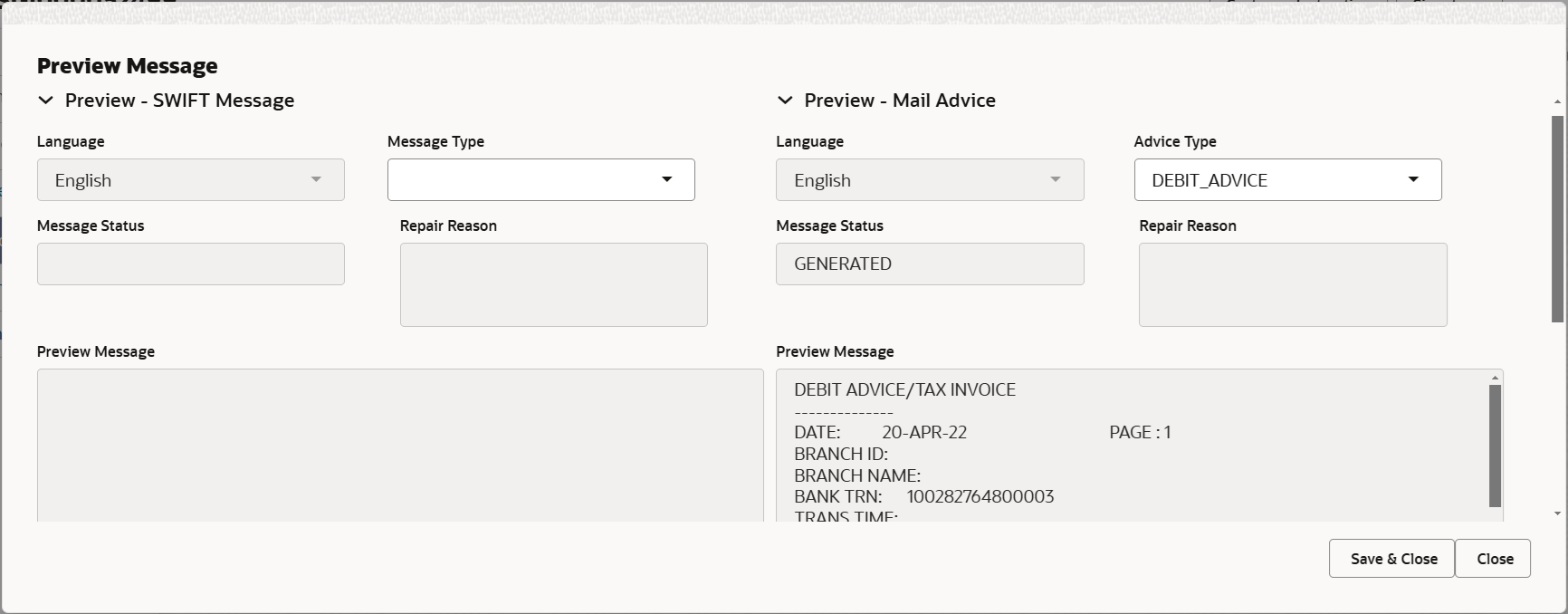 Description of depreviewmessage.png follows