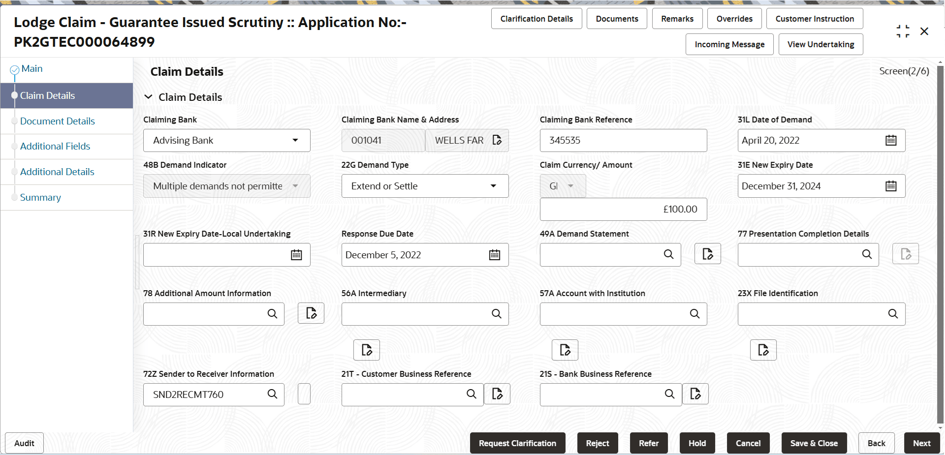 Description of scrutinyclaimdetails.png follows Description of scrutinyclaimdetails.png follows