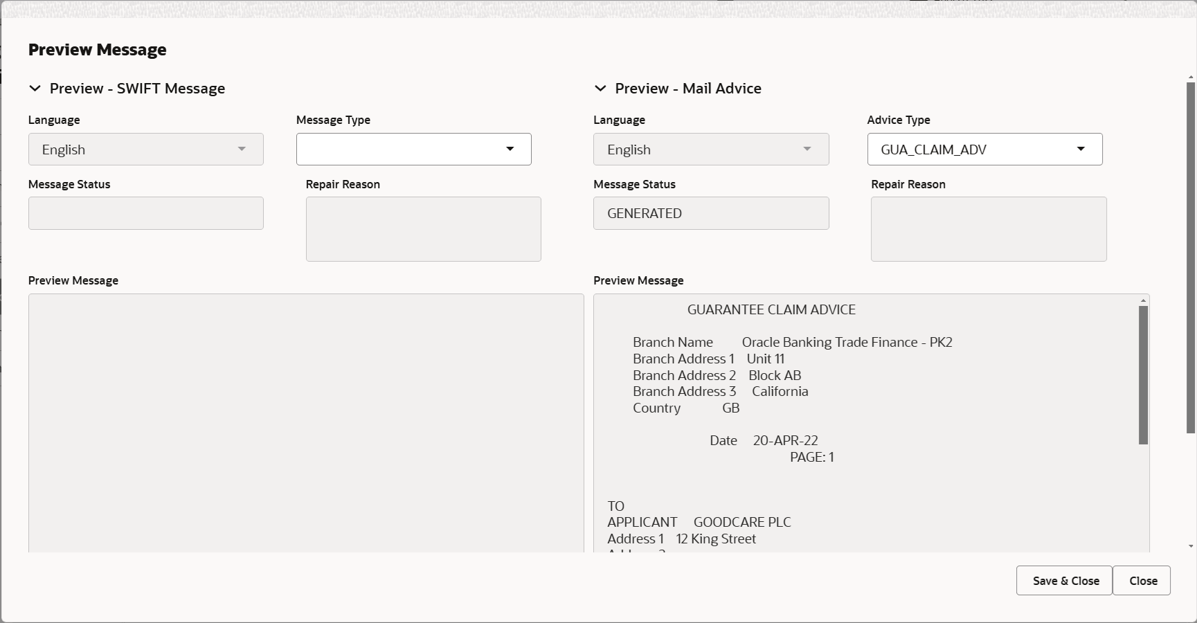 Description of previewmessage.png follows