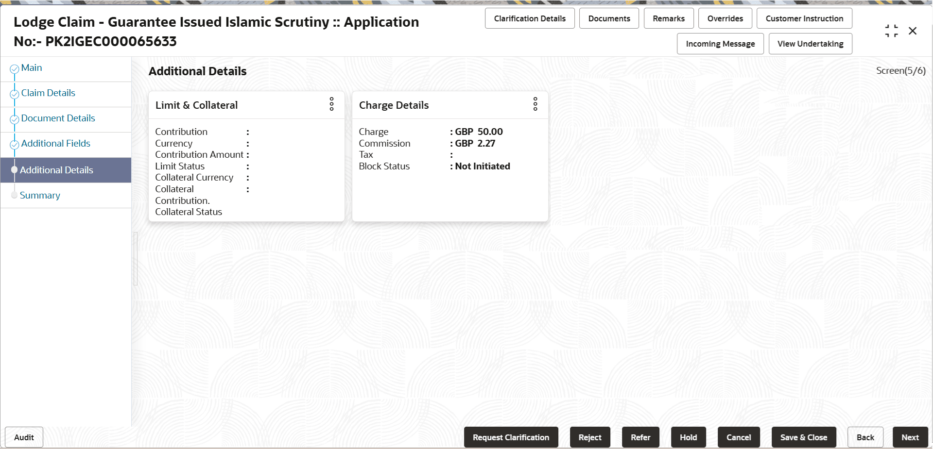Description of scrutinyadditionaldetails.png follows