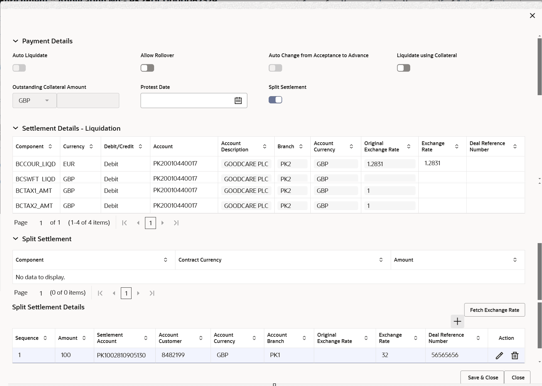 Description of depaymentdetails.png follows