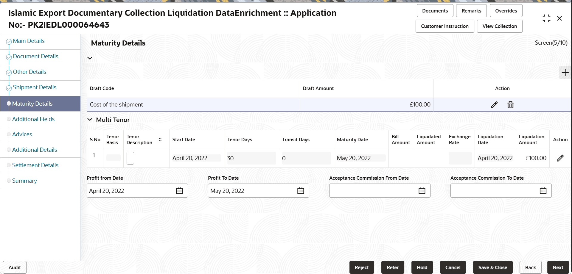 Description of dematuritydetails.png follows Description of dematuritydetails.png follows