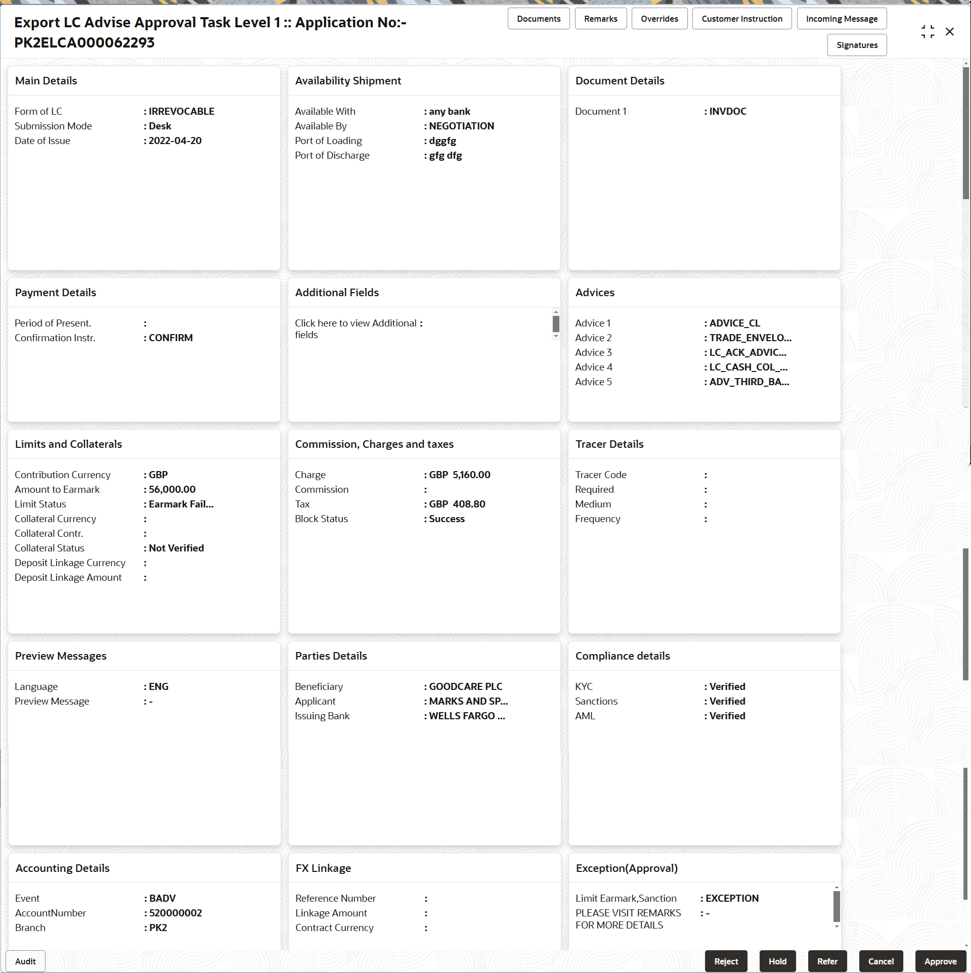 Description of approvalsummary.png follows Description of approvalsummary.png follows