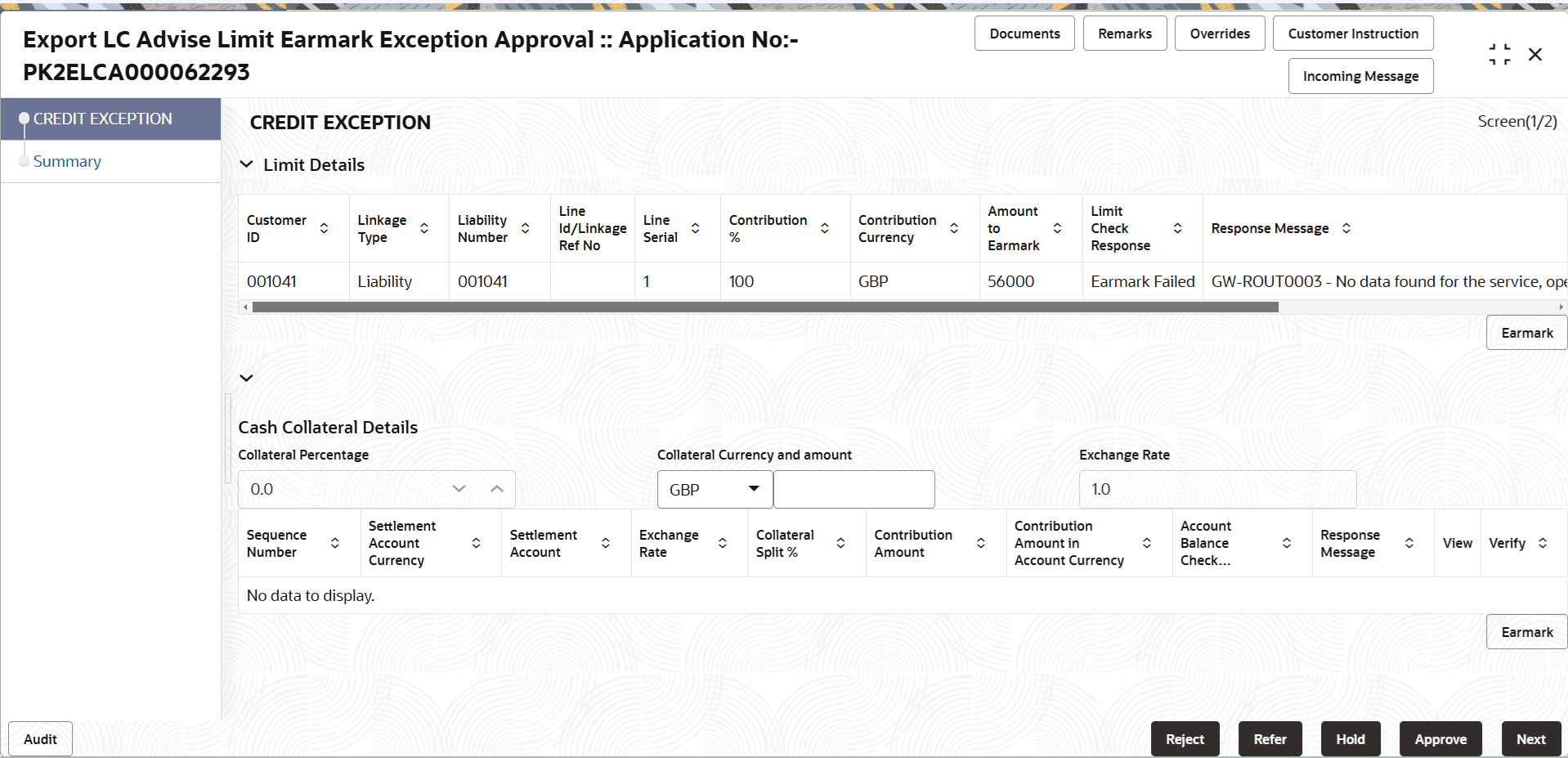 Description of limitearmarkexception.png follows Description of limitearmarkexception.png follows