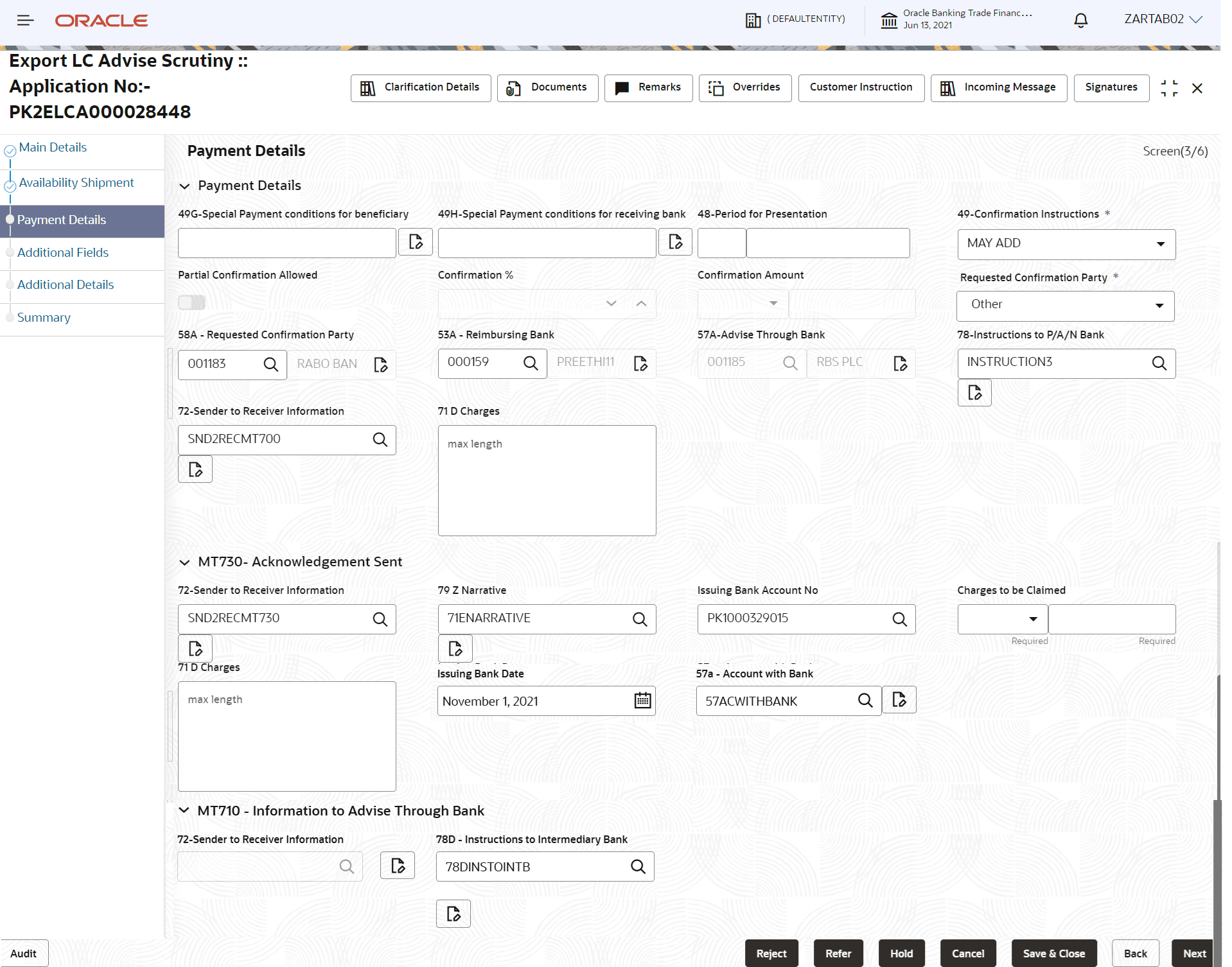 Description of scrutinypaymentdetails.png follows