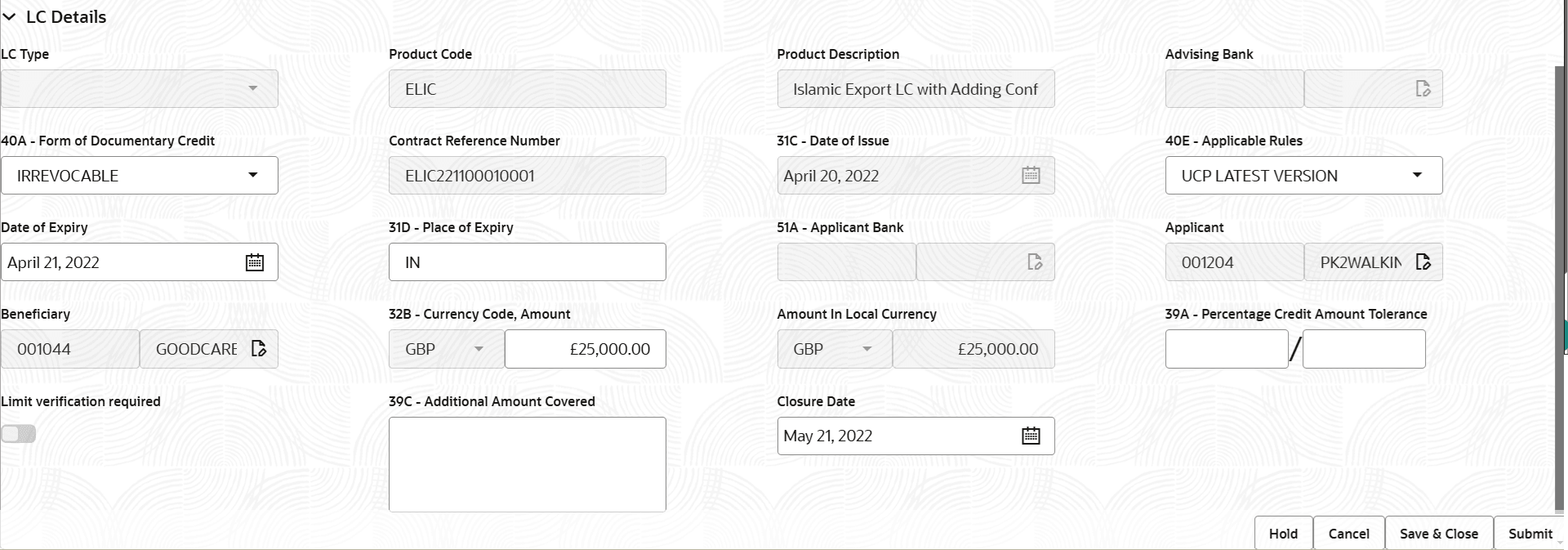 Description of registrationlcdetails.png follows