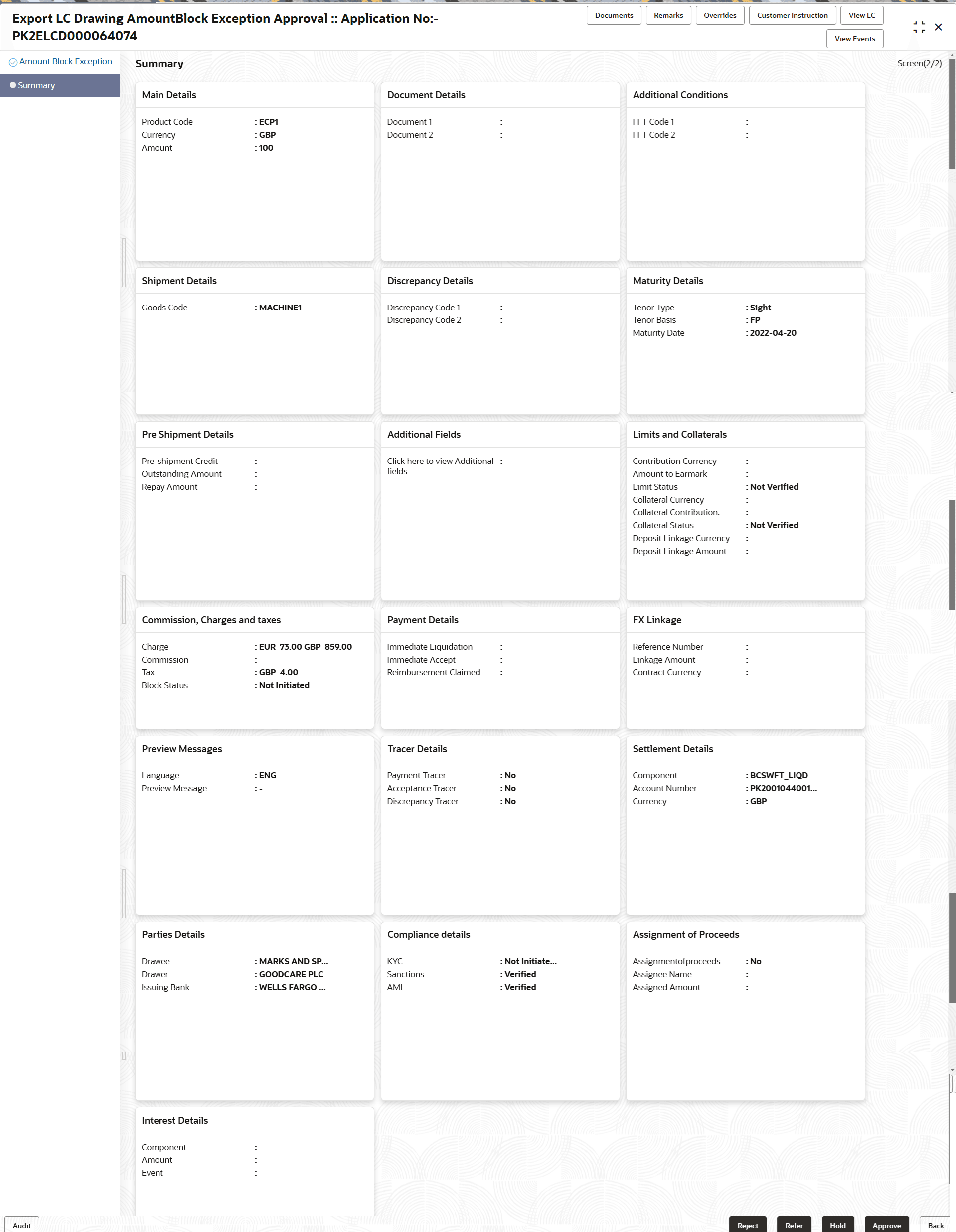 Description of amountblockexceptionsummary.png follows