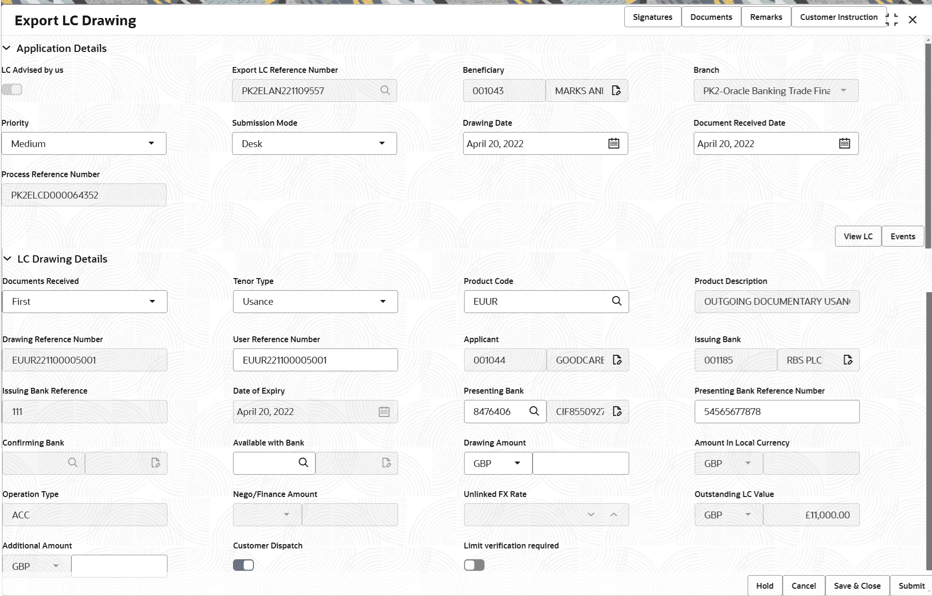 Description of registrationapplicationdetails.png follows