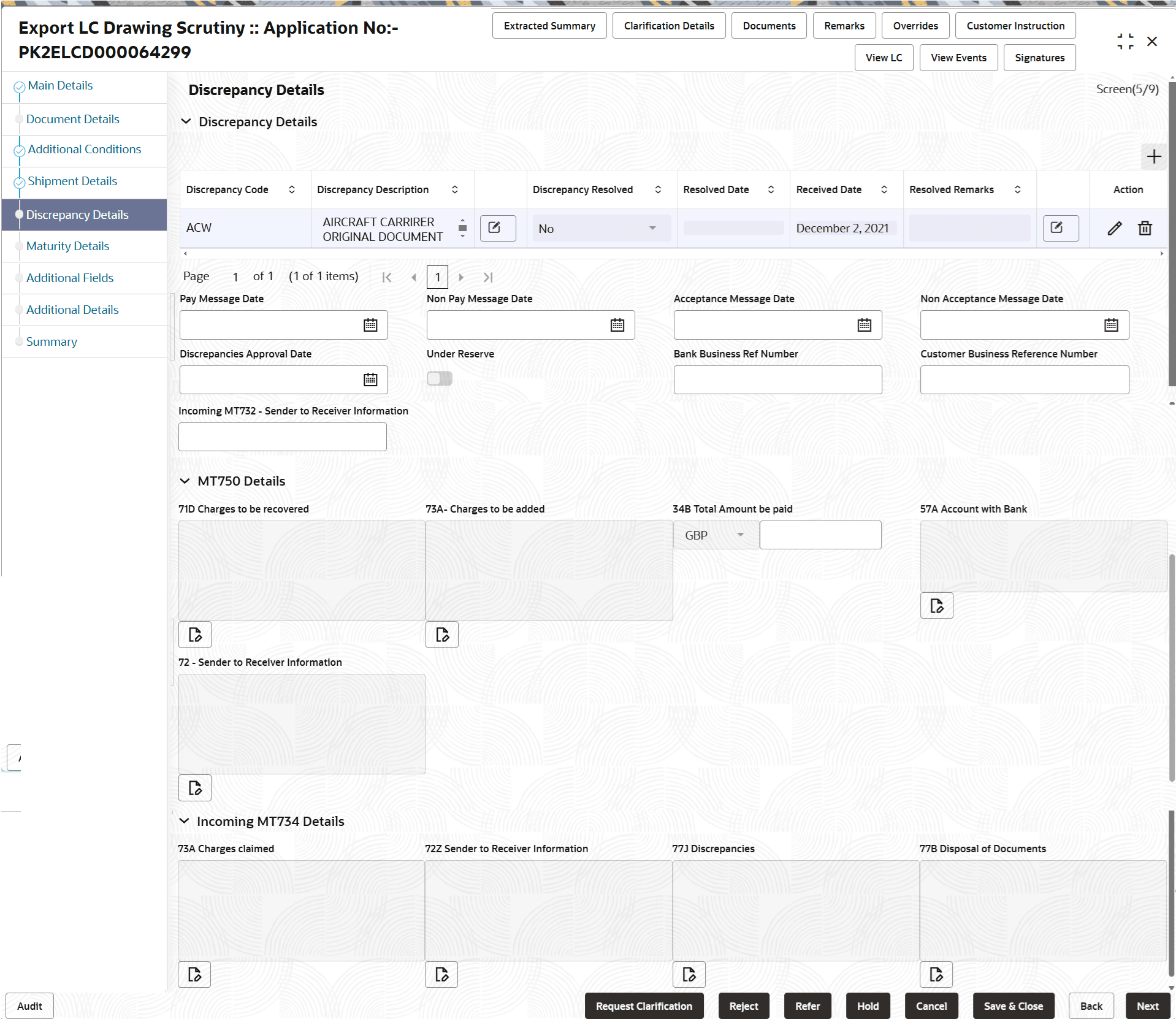 Description of scrutinydiscrepancydetails.png follows Description of scrutinydiscrepancydetails.png follows