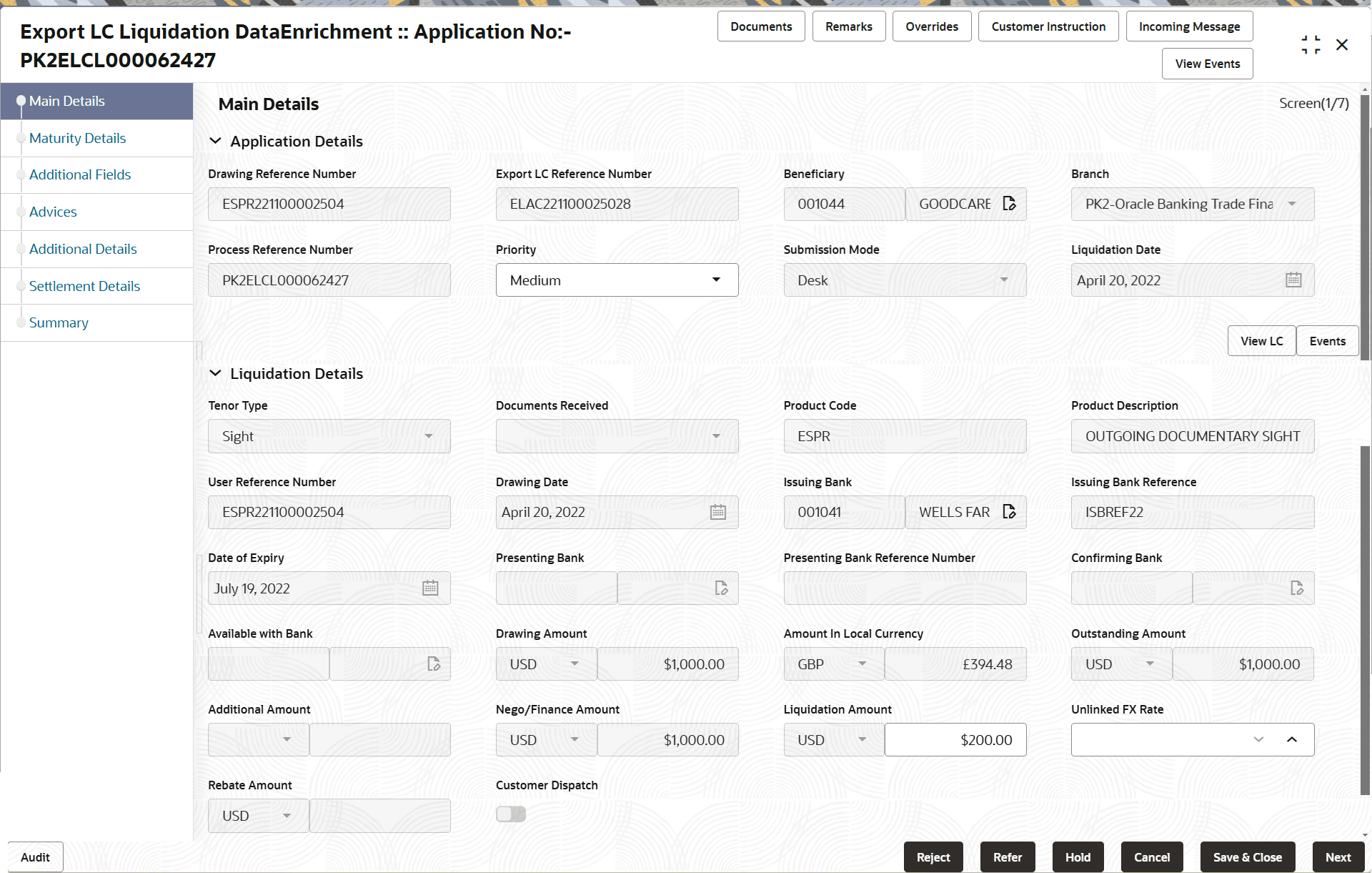 Description of demainapplicationdetails.png follows Description of demainapplicationdetails.png follows