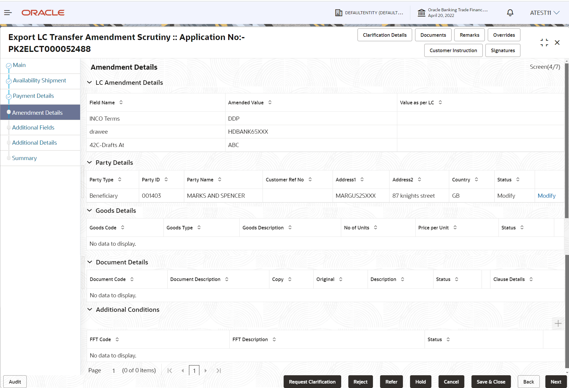 Description of scrutinyamendmentdetails.png follows Description of scrutinyamendmentdetails.png follows