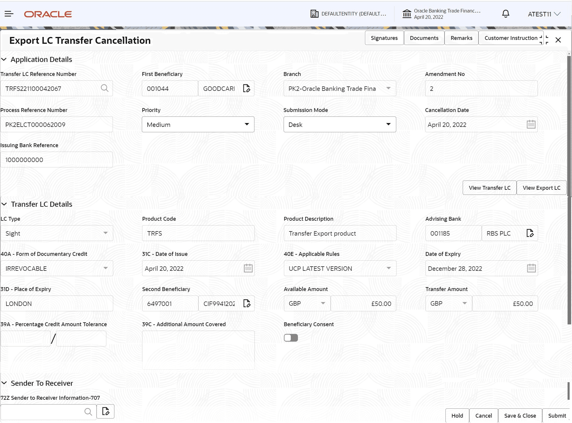 Description of registrationapplicationdetails.png follows Description of registrationapplicationdetails.png follows