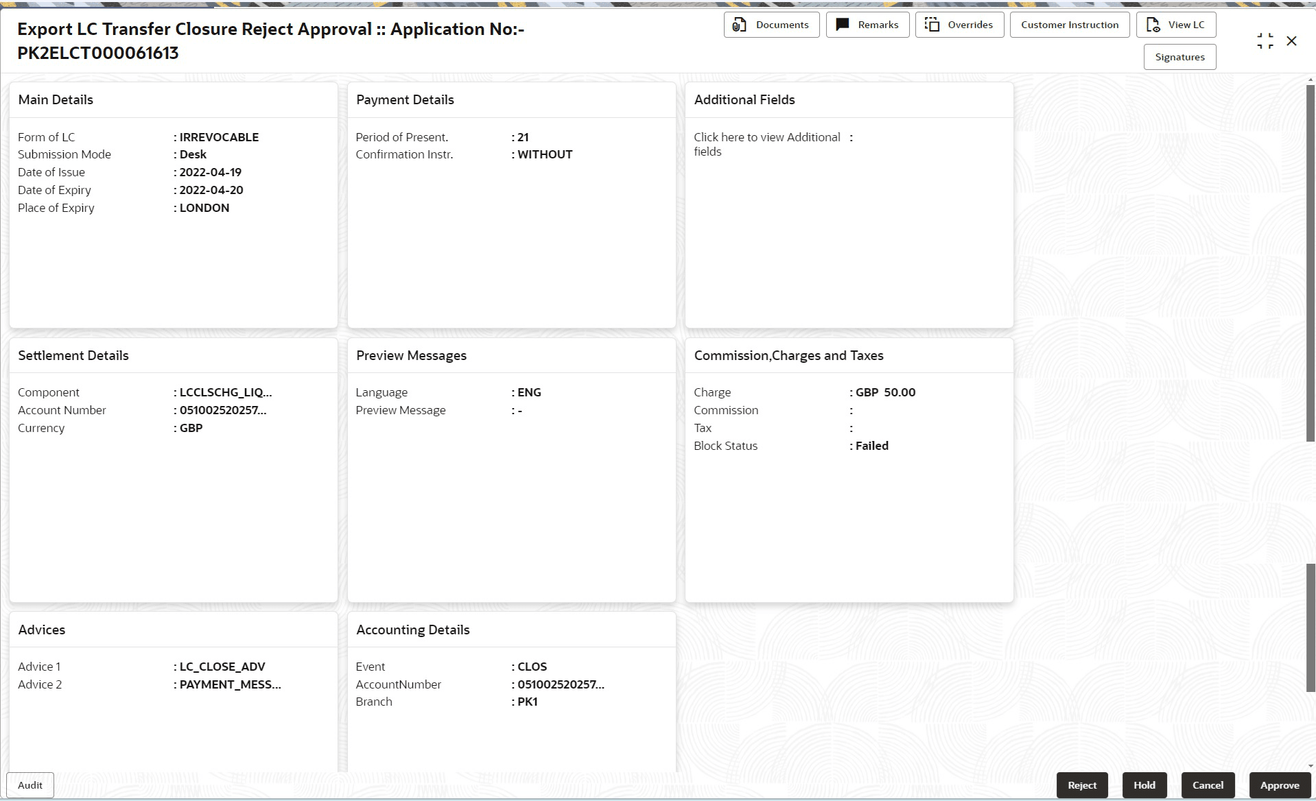 Description of rejectapproval.png follows