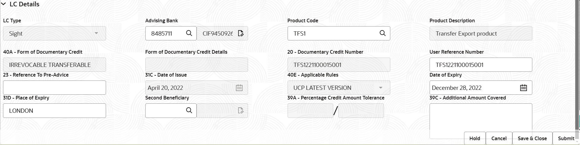Description of registrationlcdetails.png follows