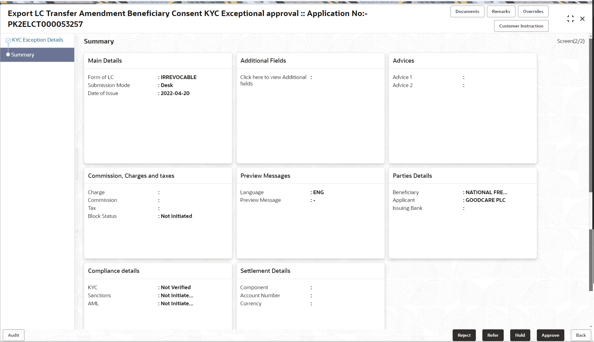 Description of kycexceptionsummary.png follows Description of kycexceptionsummary.png follows