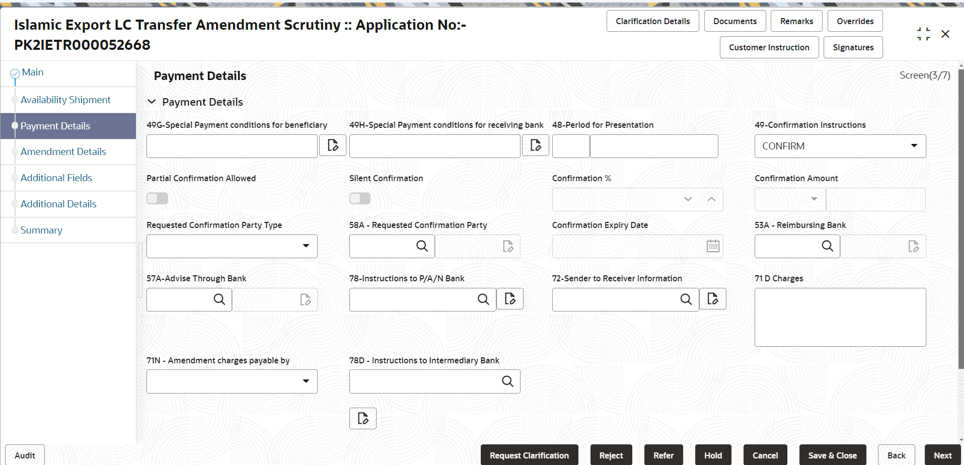Description of scrutinypaymentdetails.png follows Description of scrutinypaymentdetails.png follows