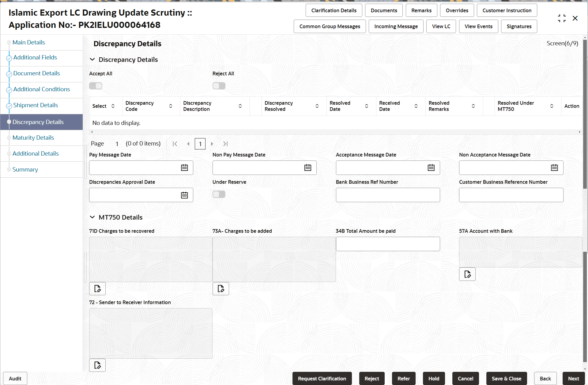Description of scrutinydiscrepancydetails.png follows Description of scrutinydiscrepancydetails.png follows