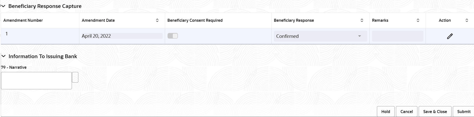Description of registrationbenificiaryresponse.png follows Description of registrationbenificiaryresponse.png follows