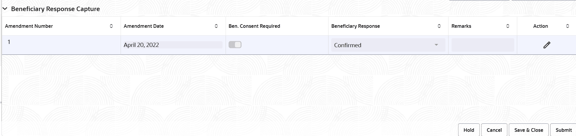 Description of registrationbenificiaryresponse.png follows Description of registrationbenificiaryresponse.png follows