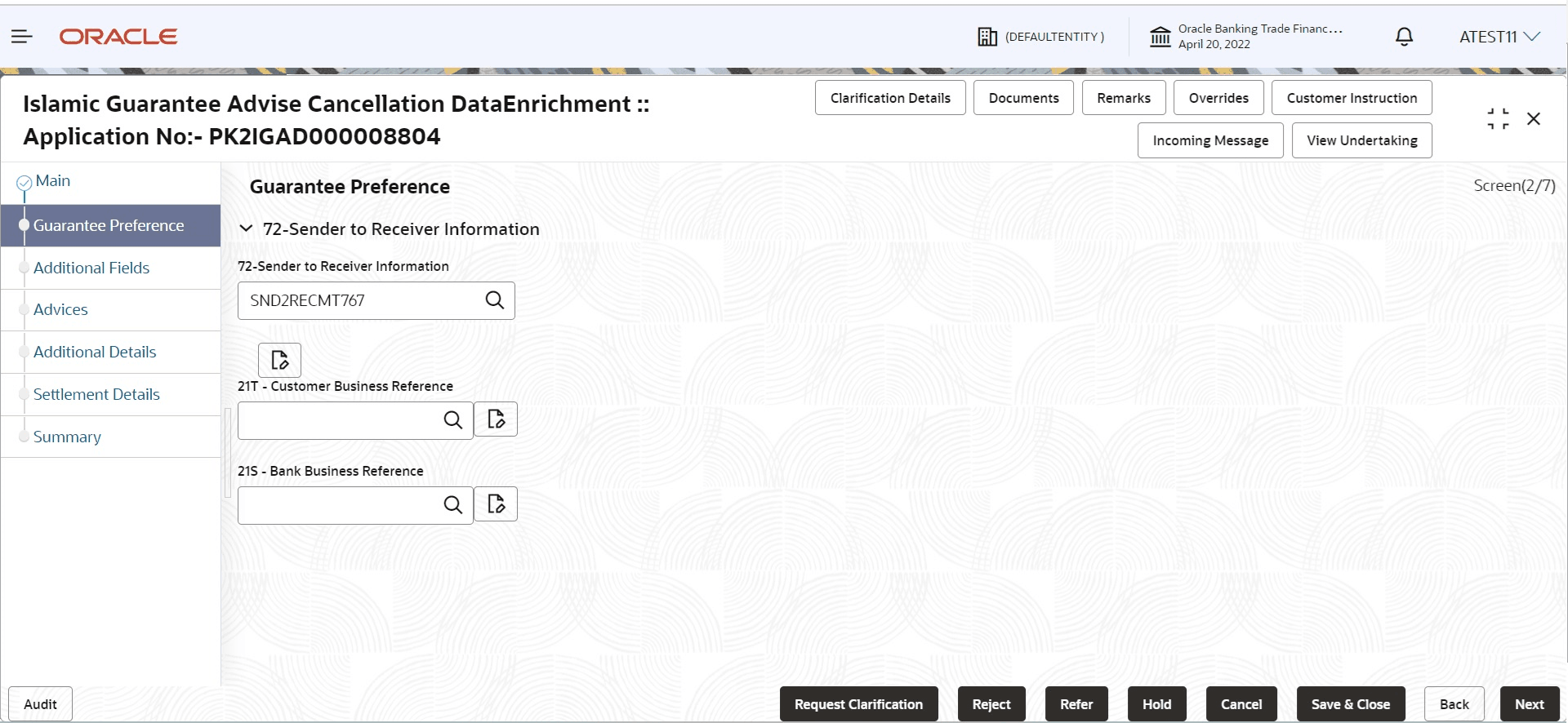 Description of deguaranteepreference.png follows Description of deguaranteepreference.png follows